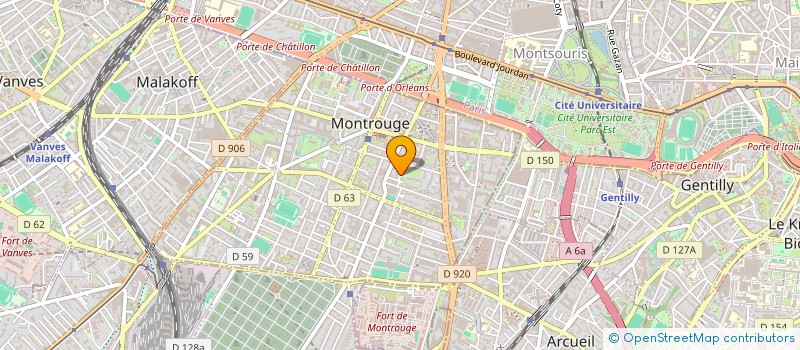 localisation de l'entreprise SYND COPRO 3 R JEAN VALLET  MONTROUGE