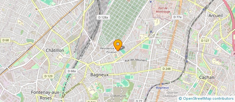 localisation de l'entreprise SYND COPRO 3 R MARC SANGNIER à BAGNEUX