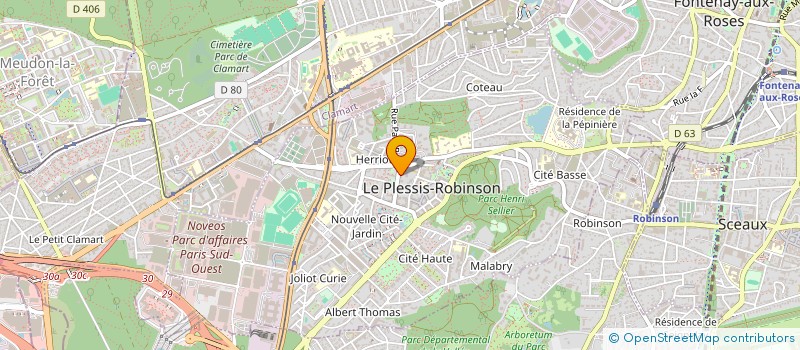 localisation de l'entreprise SYND COPRO 3 R PIERRE D'ARTAGNAN  LE PLESSIS-ROBINSON