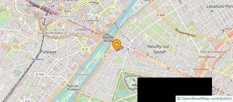 localisation de l'entreprise SYND COPRO 3 RUE CASIMIR PINEL à NEUILLY-SUR-SEINE