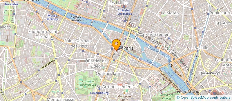 localisation de l'entreprise SYND COPRO 3 RUE DE LA HARPE  PARIS