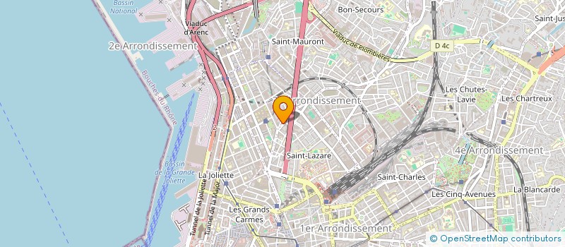 localisation de l'entreprise SYND COPRO 3 RUE HOCHE  MARSEILLE