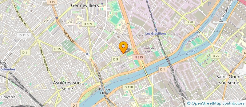 localisation de l'entreprise SYND COPRO 3 RUE NAZET à GENNEVILLIERS