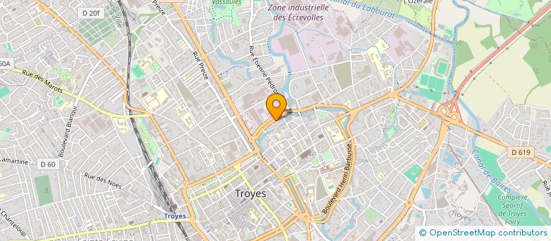 localisation de l'entreprise SYND COPRO 30 BD DANTON  TROYES