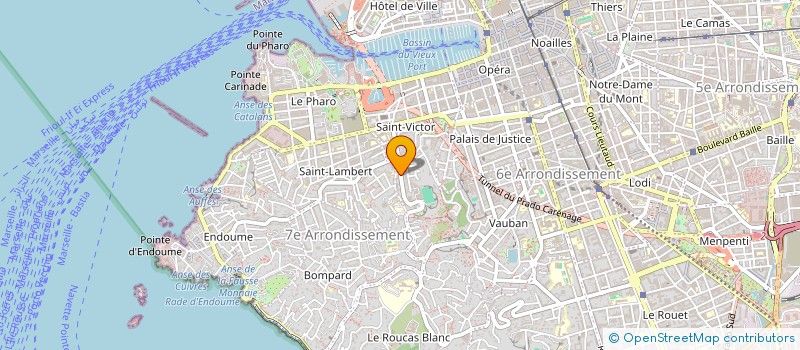 localisation de l'entreprise SYND COPRO 30 BD TELLENE à MARSEILLE