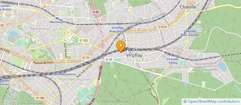 localisation de l'entreprise SYND COPRO 30 R JEAN REY  VIROFLAY