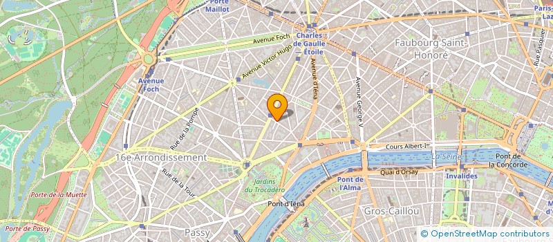 localisation de l'entreprise SYND COPRO 30 RUE BOISSIERE PARIS 16  PARIS