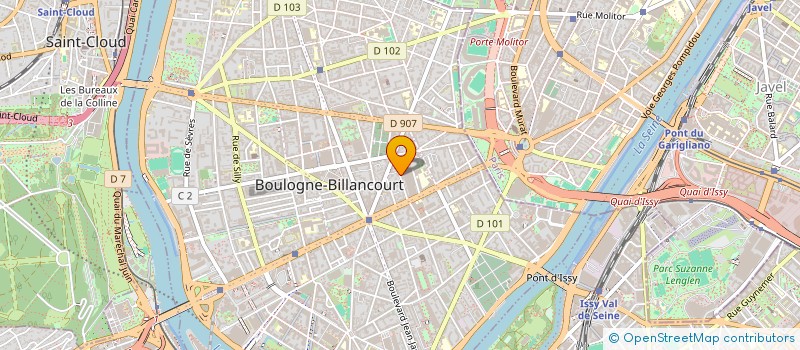 localisation de l'entreprise SYND COPRO 30 RUE EMILE LANDRIN à BOULOGNE-BILLANCOURT