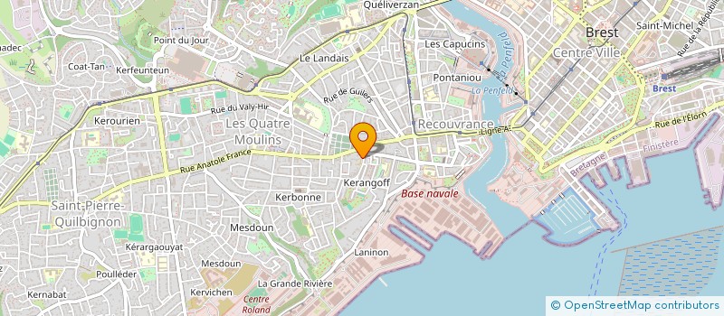 localisation de l'entreprise SYND COPRO 30 RUE FRANCHET D ESPEREY à BREST