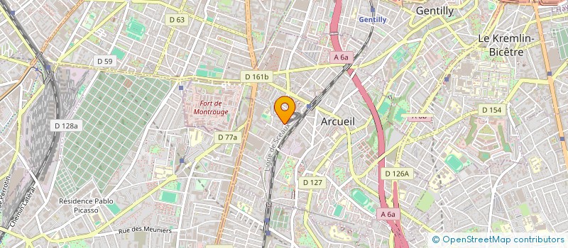 localisation de l'entreprise SYND COPRO 31 37 AV DU DR DURAND à ARCUEIL