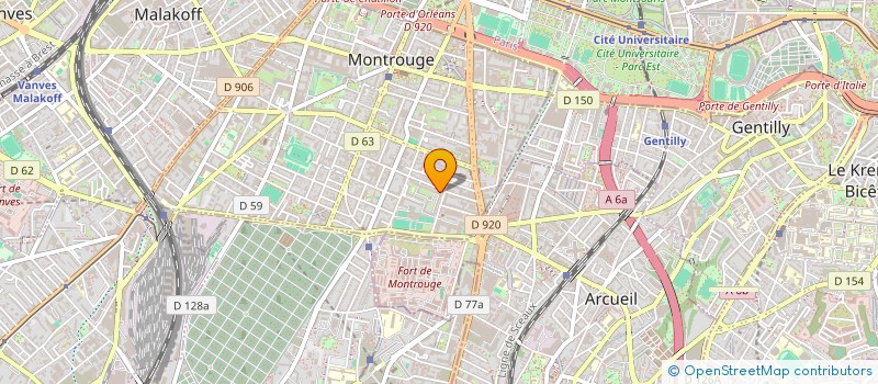 localisation de l'entreprise SYND COPRO 31 R CARVES  MONTROUGE