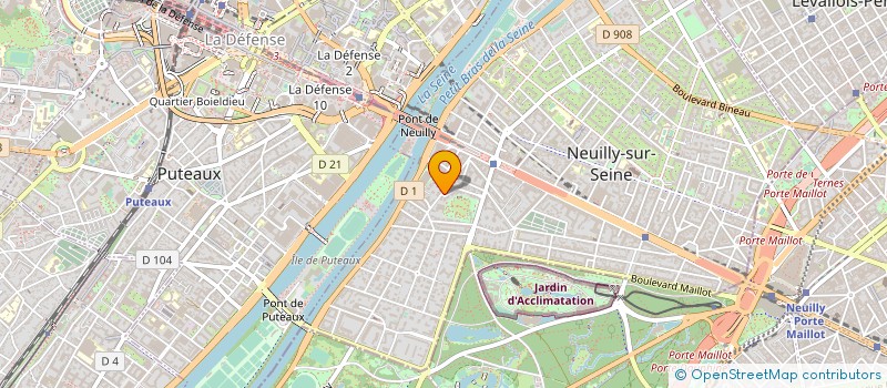 localisation de l'entreprise SYND COPRO 31 R DE LONGCHAMP à NEUILLY-SUR-SEINE