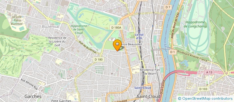localisation de l'entreprise SYND COPRO 31 RUE DE L'AVRE  SAINT-CLOUD
