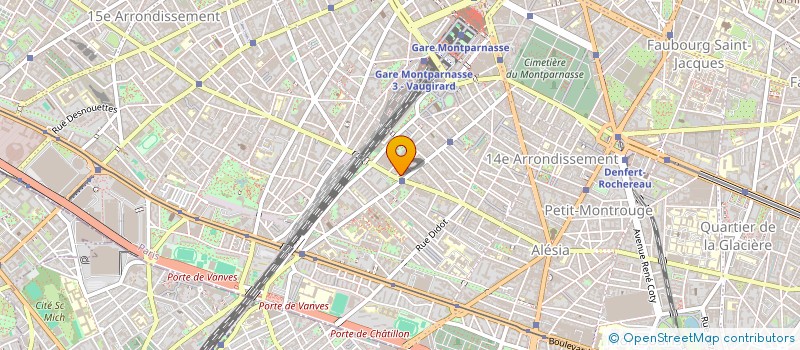 localisation de l'entreprise SYND COPRO .31 RUE DECRES PARIS  PARIS