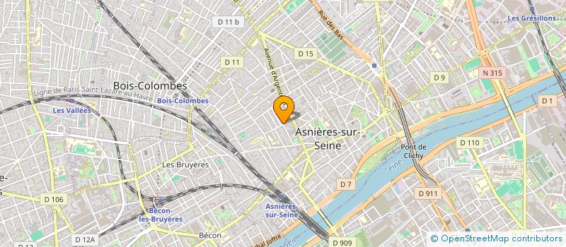 localisation de l'entreprise SYND COPRO 31 RUE PAUL DEROULEDE  ASNIERES-SUR-SEINE