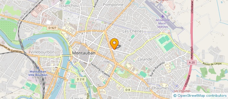 localisation de l'entreprise SYND COPRO 311-343-361 B ALSACE LORRAINE  MONTAUBAN