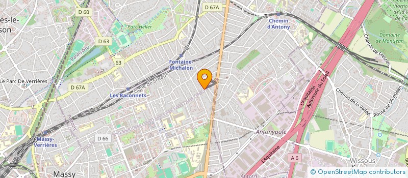 localisation de l'entreprise SYND COPRO 32-34 R DU PRESIDENT KENNEDY à ANTONY