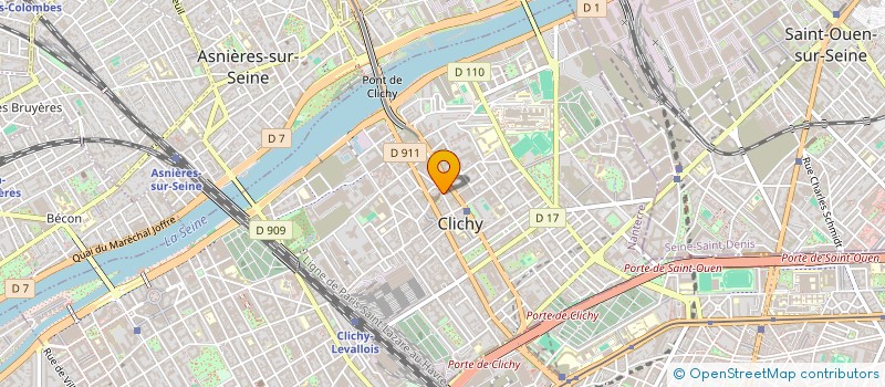 localisation de l'entreprise SYND COPRO 32-34 RUE DAGOBERT à CLICHY