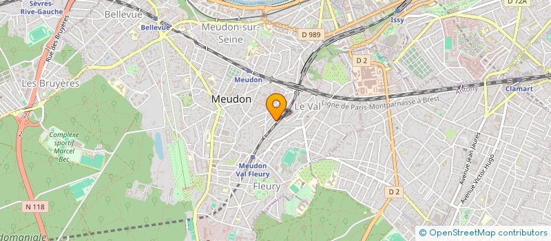 localisation de l'entreprise SYND COPRO 32 AVENUE JEAN JAURES  MEUDON