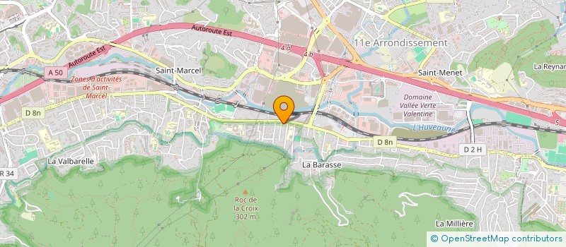 localisation de l'entreprise SYND COPRO 32 BD DE LA BARASSE à MARSEILLE