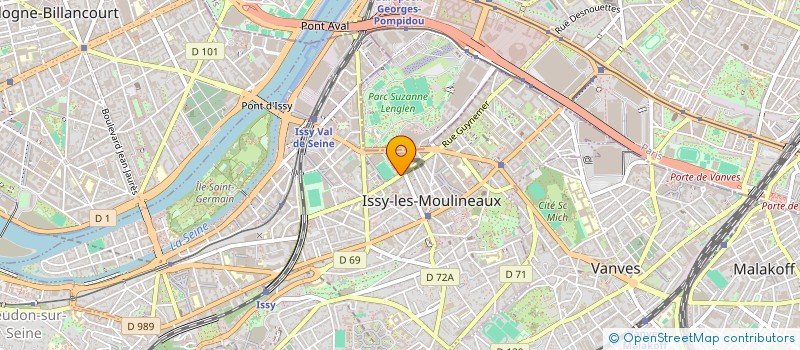 localisation de l'entreprise SYND COPRO 32 R.GOUVERNEUR GAL EBOUE à ISSY-LES-MOULINEAUX