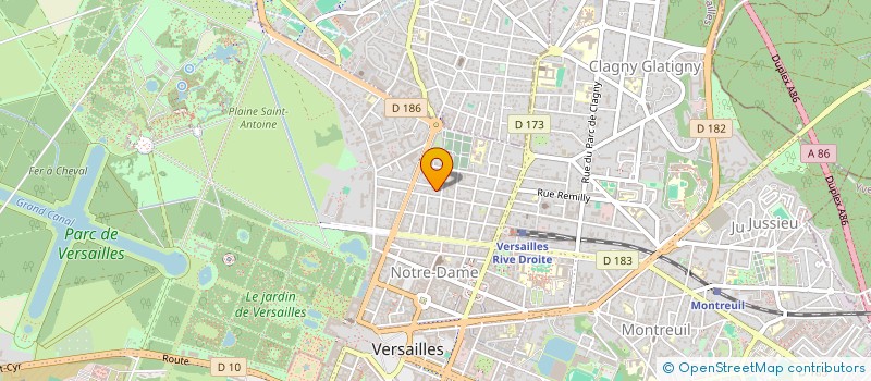 localisation de l'entreprise SYND COPRO 32 R LAFAYETTE à VERSAILLES