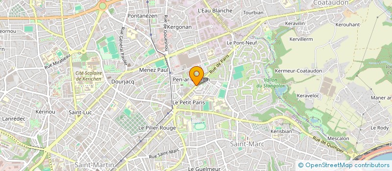 localisation de l'entreprise SYND COPRO 32 RUE DE PARIS à BREST