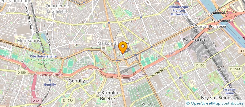 localisation de l'entreprise SYND COPRO 32 RUE GANDON 75013 PARIS  PARIS