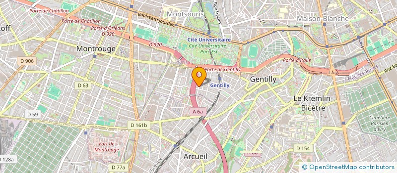 localisation de l'entreprise SYND COPRO 32 RUE PIERRE MARCEL à GENTILLY