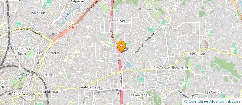 localisation de l'entreprise SYND COPRO 33 AVENUE DES FELIBRES à MARSEILLE
