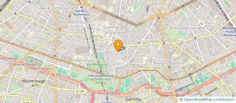 localisation de l'entreprise SYND COPRO 33 R BOUSSINGAULT 13EME  PARIS