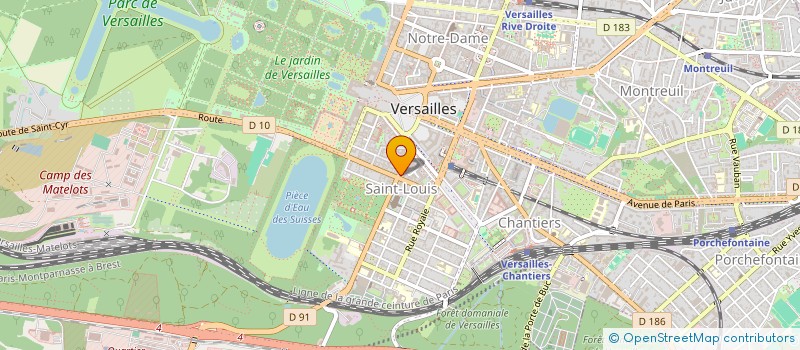 localisation de l'entreprise SYND COPRO 33 R SATORY à VERSAILLES