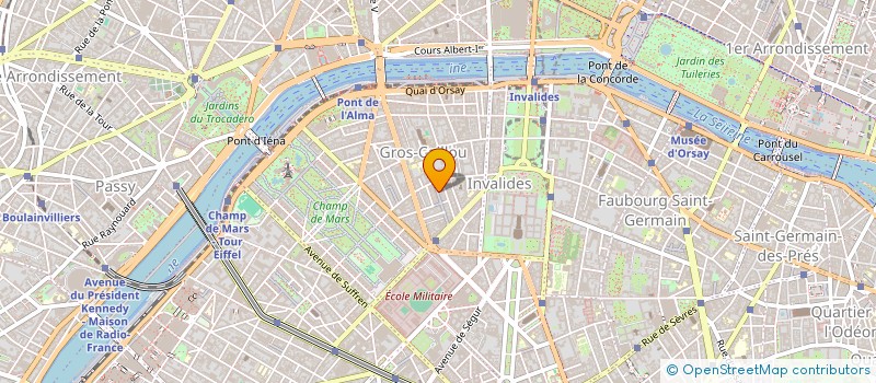 localisation de l'entreprise SYND COPRO 33 RUE CLER  PARIS