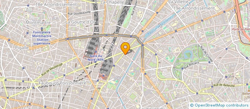 localisation de l'entreprise SYND COPRO 33 RUE LOUIS BLANC  PARIS