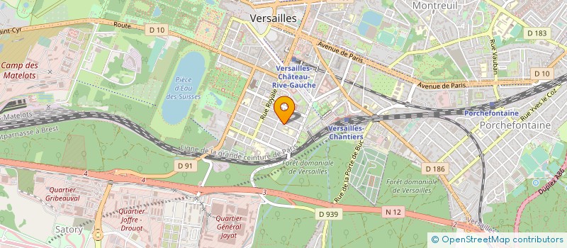 localisation de l'entreprise SYND COPRO 34 R BOURDONNAIS VERSAILLES à VERSAILLES
