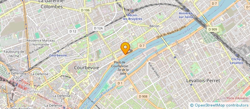 localisation de l'entreprise SYND COPRO 34 R JB CHARCOT à COURBEVOIE