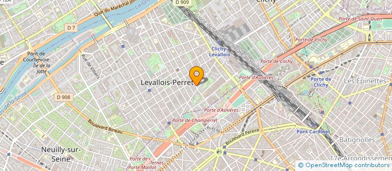 localisation de l'entreprise SYND COPRO 34 R JULES GUESDE à LEVALLOIS-PERRET