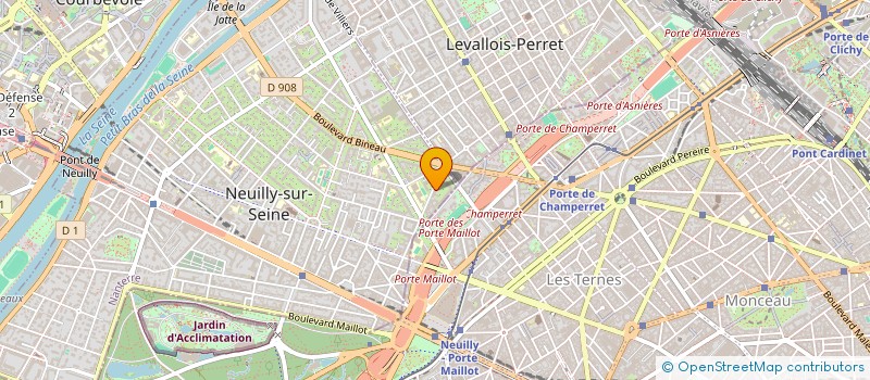 localisation de l'entreprise SYND COPRO 34 R PARMENTIER à NEUILLY-SUR-SEINE