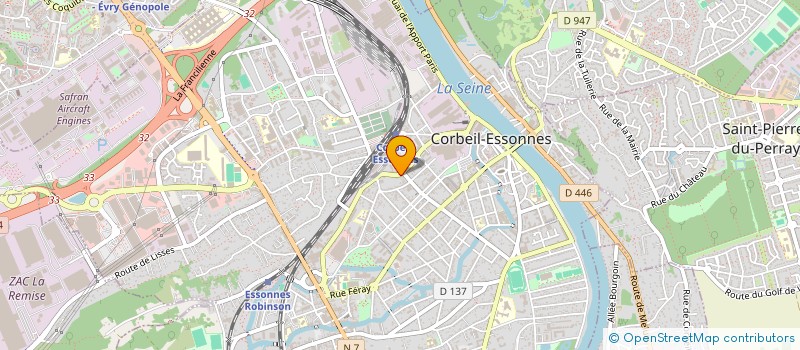 localisation de l'entreprise SYND COPRO 35 RUE DU GAL LECLERC à CORBEIL-ESSONNES
