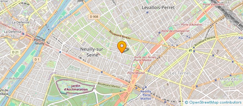 localisation de l'entreprise SYND COPRO 36 R PERRONET à NEUILLY-SUR-SEINE