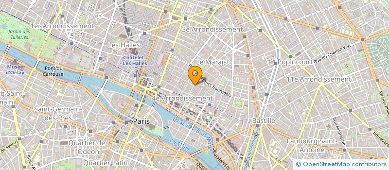 localisation de l'entreprise SYND COPRO 36 R VIEILLE TEMPLE  PARIS