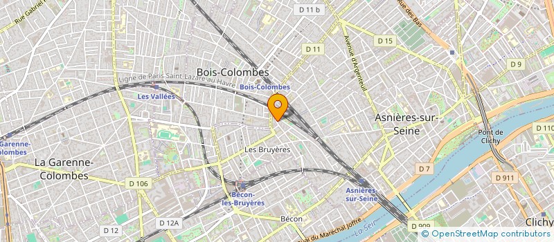 localisation de l'entreprise SYND COPRO 36 RUE PAUL BERT A ASNIERES  ASNIERES-SUR-SEINE