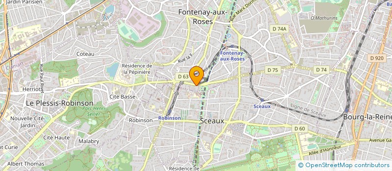 localisation de l'entreprise SYND COPRO 37 AU 43 RUE PAUL LANGEVIN à FONTENAY-AUX-ROSES