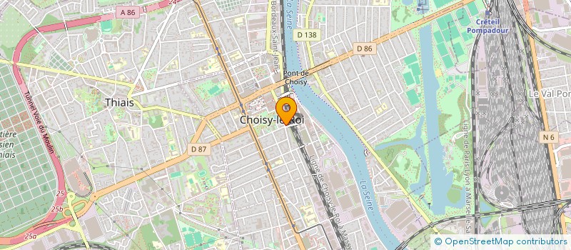 localisation de l'entreprise SYND COPRO 37 AV ANATOLE FRANCE à CHOISY-LE-ROI