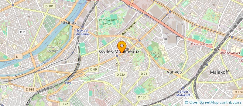 localisation de l'entreprise SYND COPRO 37 R KLEBER à ISSY-LES-MOULINEAUX