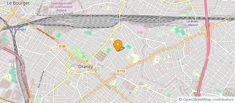 localisation de l'entreprise SYND COPRO 38 RUE GROSPERRIN  DRANCY