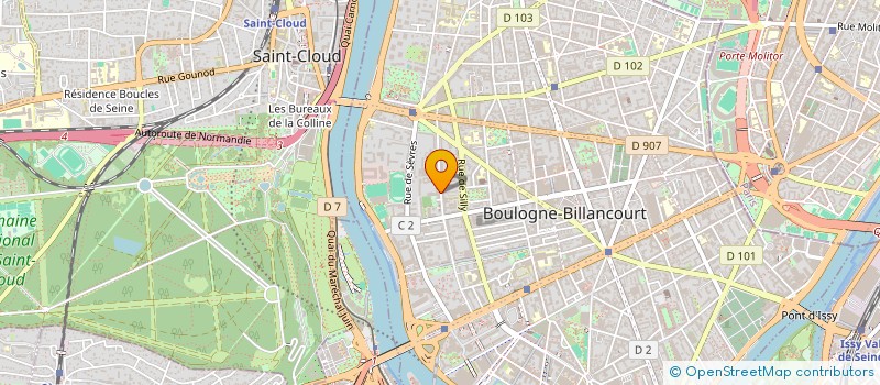 localisation de l'entreprise SYND COPRO à BOULOGNE-BILLANCOURT