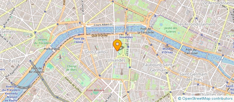 localisation de l'entreprise SYND COPRO 38B RUE FABERT  PARIS