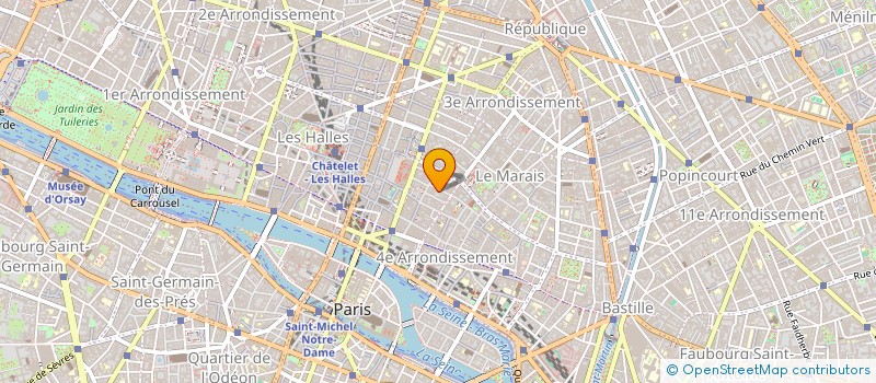 localisation de l'entreprise SYND COPRO 39 R BLANCS MANTEAUX PARIS 4  PARIS