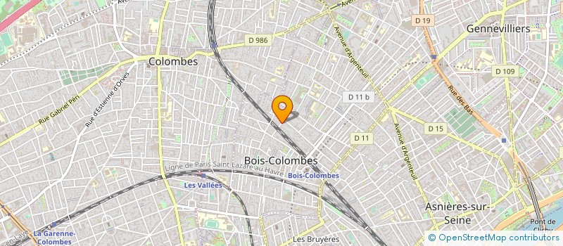 localisation de l'entreprise SYND COPRO 4 A 6 R BESANCON à BOIS-COLOMBES
